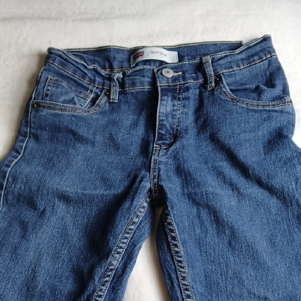 Levi's Blue Kids Denim Jeans - Picture 3 of 5